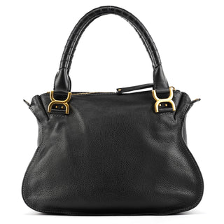 Chloé Black Leather Marcie 2-Way Bag