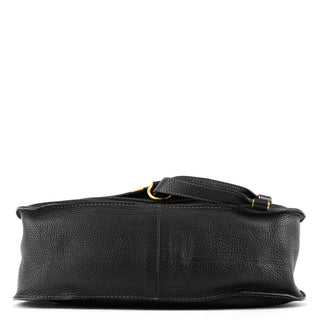 Chloé Black Leather Marcie 2-Way Bag
