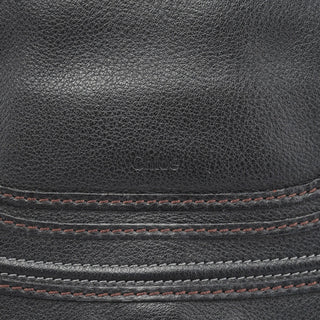 Chloé Black Leather Marcie 2-Way Shoulder Bag
