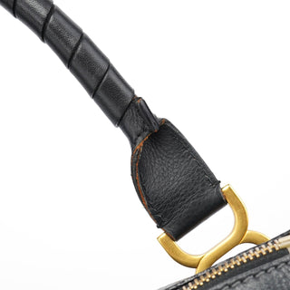 Chloé Black Leather Marcie 2-Way Shoulder Bag