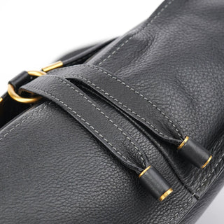Chloé Black Leather Marcie 2-Way Shoulder Bag