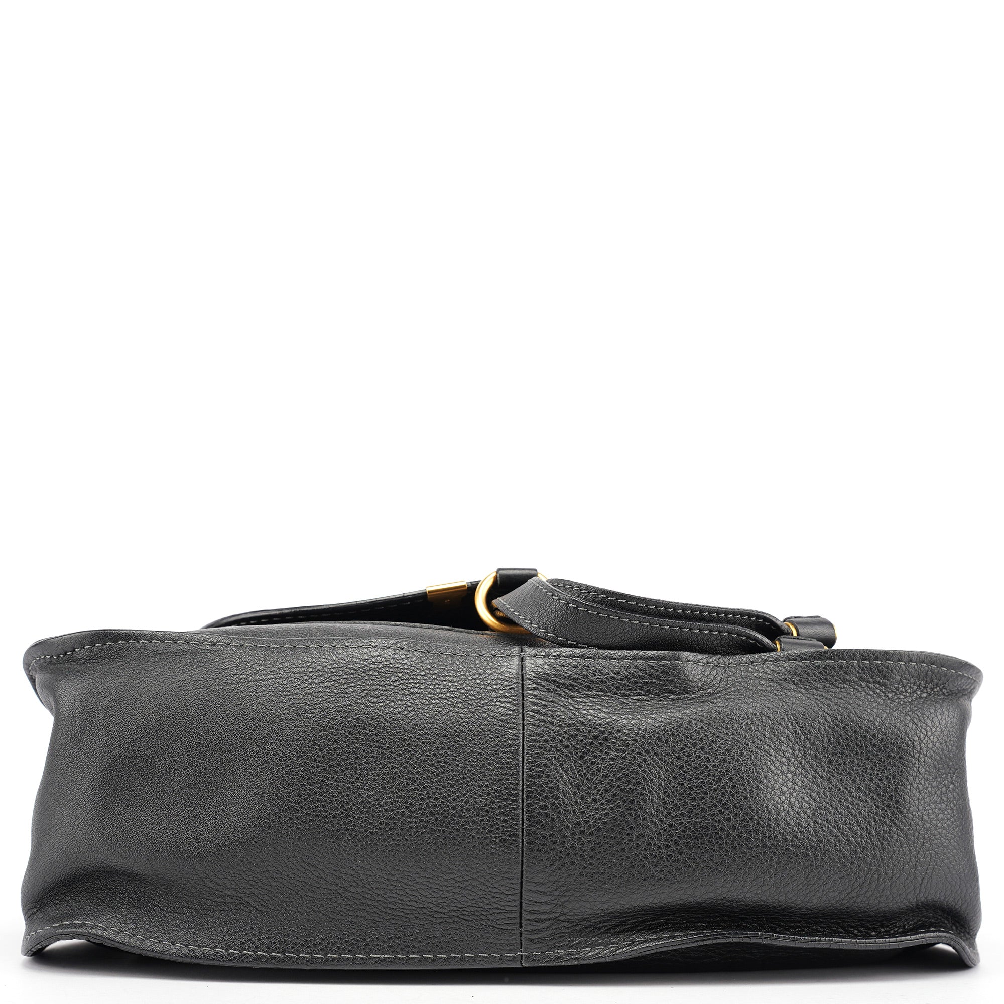 Chloé Black Leather Marcie 2-Way Shoulder Bag