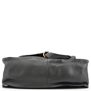 Chloé Black Leather Marcie 2-Way Shoulder Bag