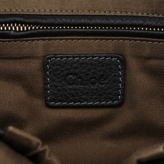 Chloe Black Leather Marcie 2-Way Shoulder Bag