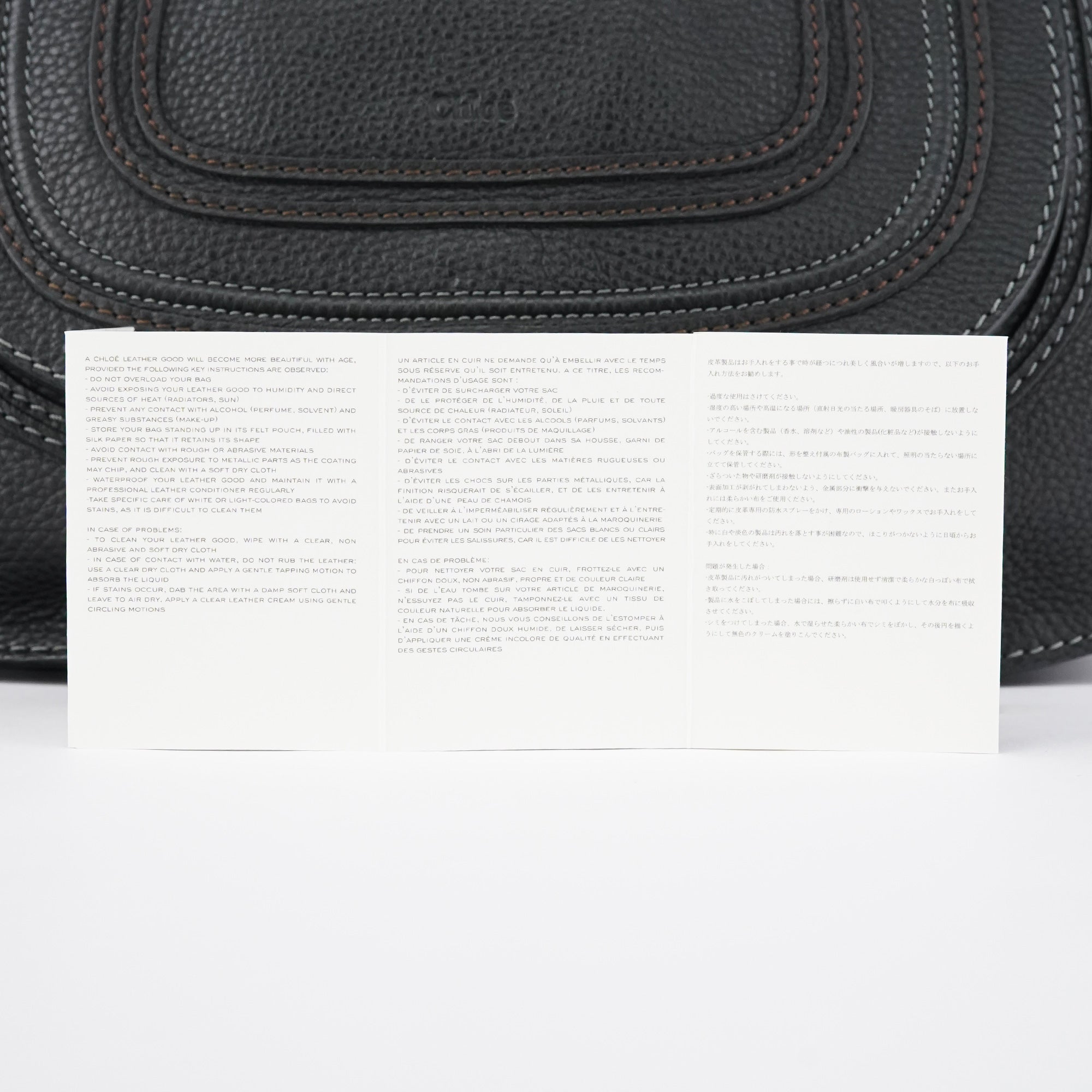 Chloé Borsa a spalla Marcie in pelle nera