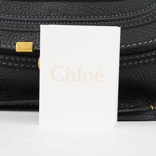 Chloe Black Leather Marcie 2-Way Shoulder Bag