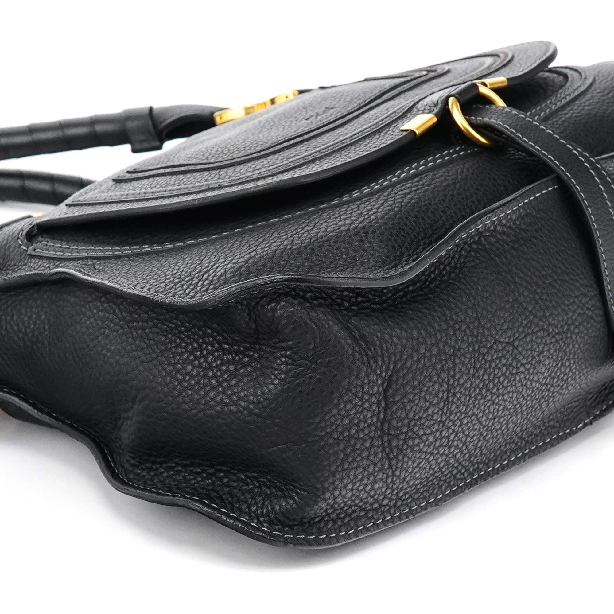 Chloé Borsa a spalla Marcie in pelle nera