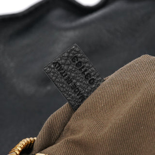 Chloe Black Leather Marcie Hobo Shoulder Bag