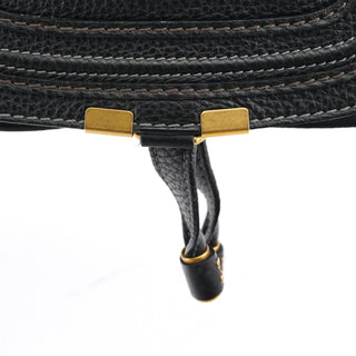Chloe Black Leather Marcie Mini 2-Way Bag
