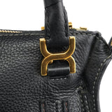 Chloe Black Leather Marcie Mini 2-Way Bag