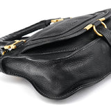Chloe Black Leather Marcie Mini 2-Way Bag