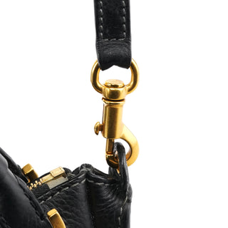 Chloe Black Leather Marcie Mini 2-Way Bag
