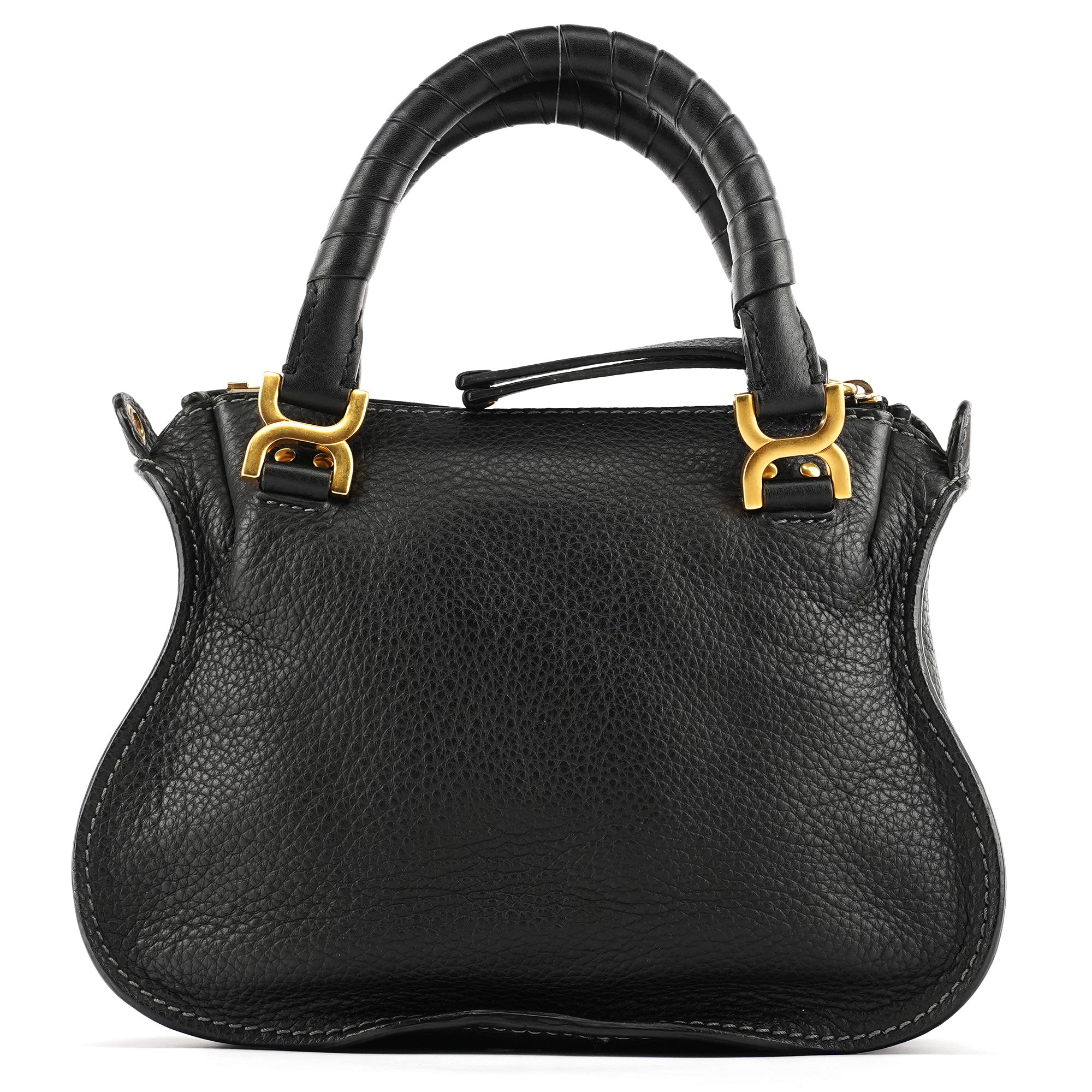 Chloe Black Leather Marcie Mini 2-Way Bag – Rediscover Vintage