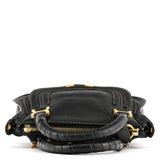 Chloe Black Leather Marcie Mini 2-Way Bag