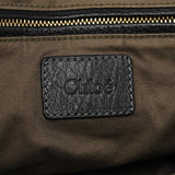 Chloé Black Leather Marcie Shoulder Bag
