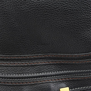 Chloe Black Leather Marcie Shoulder Bag