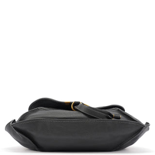 Chloe Black Leather Marcie Shoulder Bag