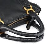 Chloé Sac porté épaule Marcie en cuir noir