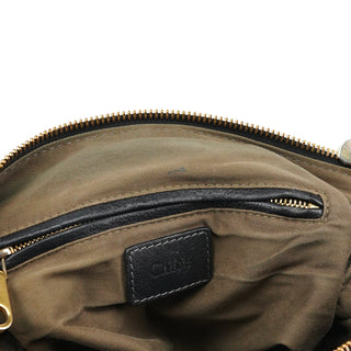 Chloe Black Leather Marcie Shoulder Bag