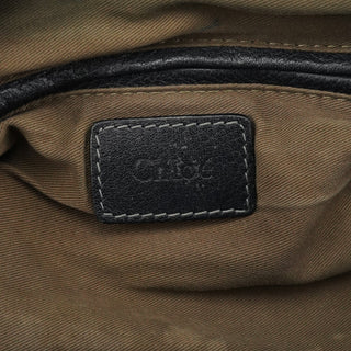 Chloe Black Leather Marcie Shoulder Bag