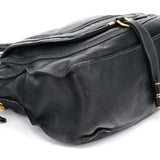 Chloé Sac porté épaule Marcie en cuir noir