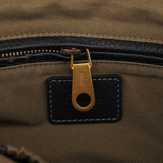 Chloe Black Leather Marcie Shoulder Bag