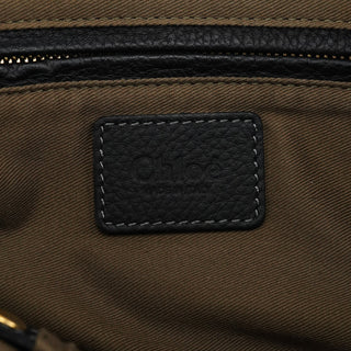 Chloe Black Leather Marcie Shoulder Bag