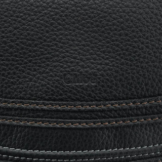 Chloe Black Leather Marcie Shoulder Bag