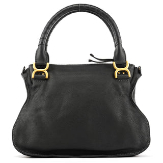 Chloe Black Leather Marcie Shoulder Bag