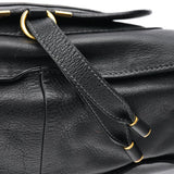 Chloe Black Leather Marcie Shoulder Bag