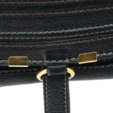 Chloe Black Leather Marcie Shoulder Bag