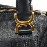 Chloe Black Leather Marcie Shoulder Bag