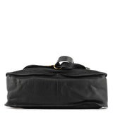 Chloe Black Leather Marcie Shoulder Bag