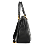 Chloe Black Leather Marcie Shoulder Bag