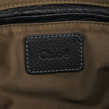 Chloé Black Leather Marcie Shoulder Bag