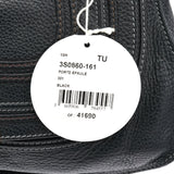 Chloé Black Leather Marcie Shoulder Bag