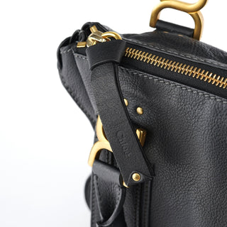 Chloé Black Leather Marcie Tote Bag
