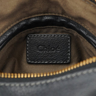 Chloé Black Leather Marcie Tote Bag