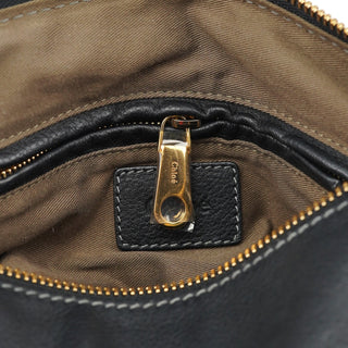 Chloé Black Leather Marcie Tote Bag