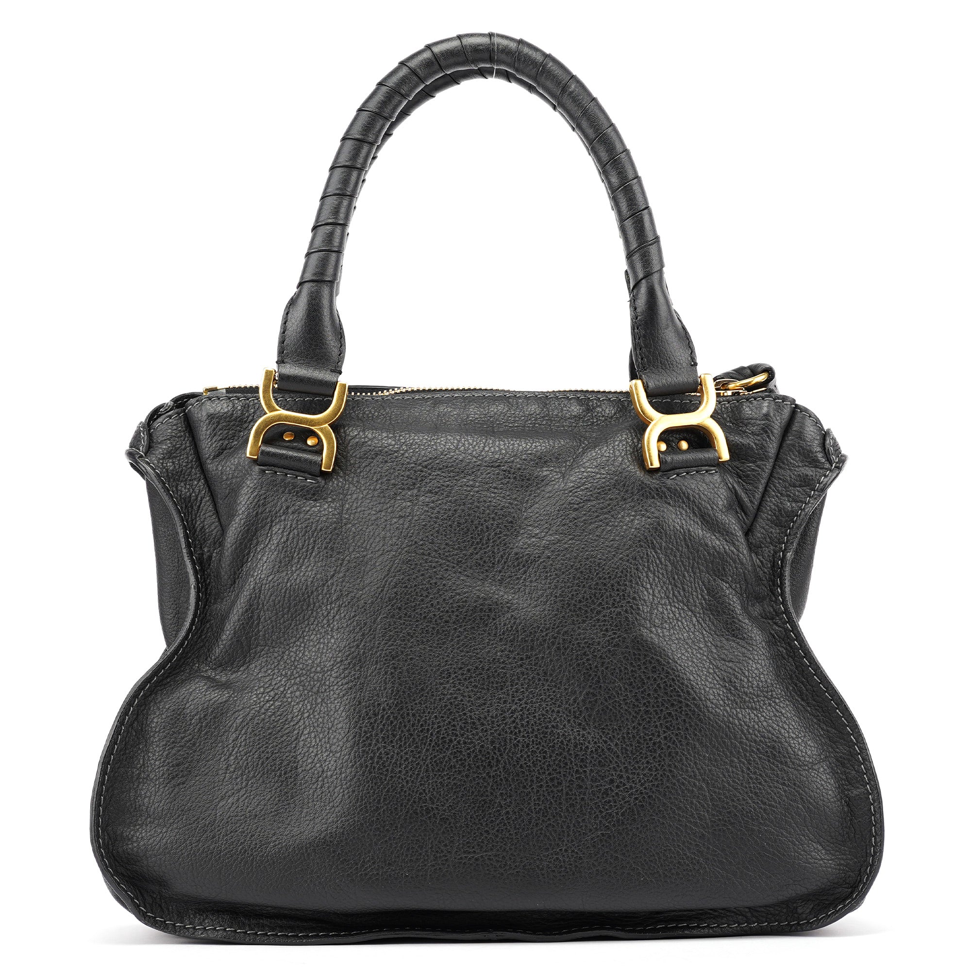 Chloé Sac cabas Marcie en cuir noir