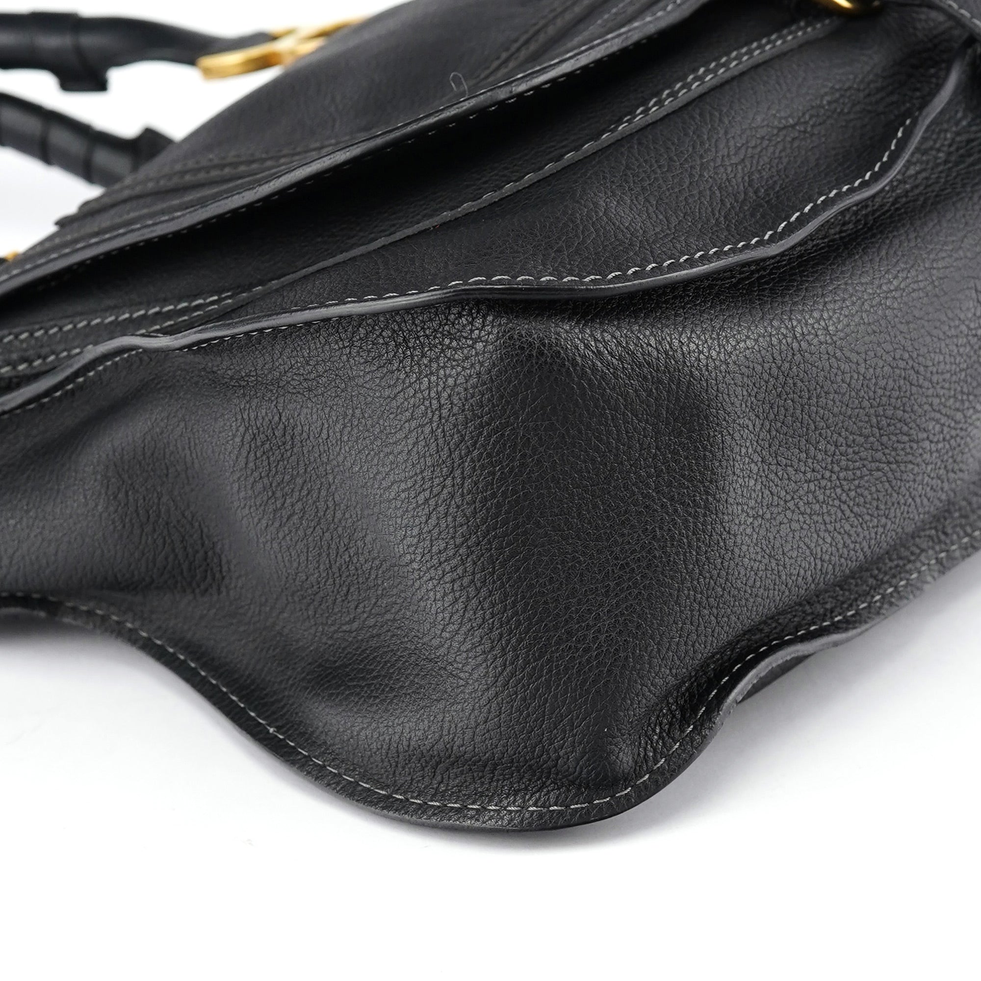 Chloé Sac cabas Marcie en cuir noir