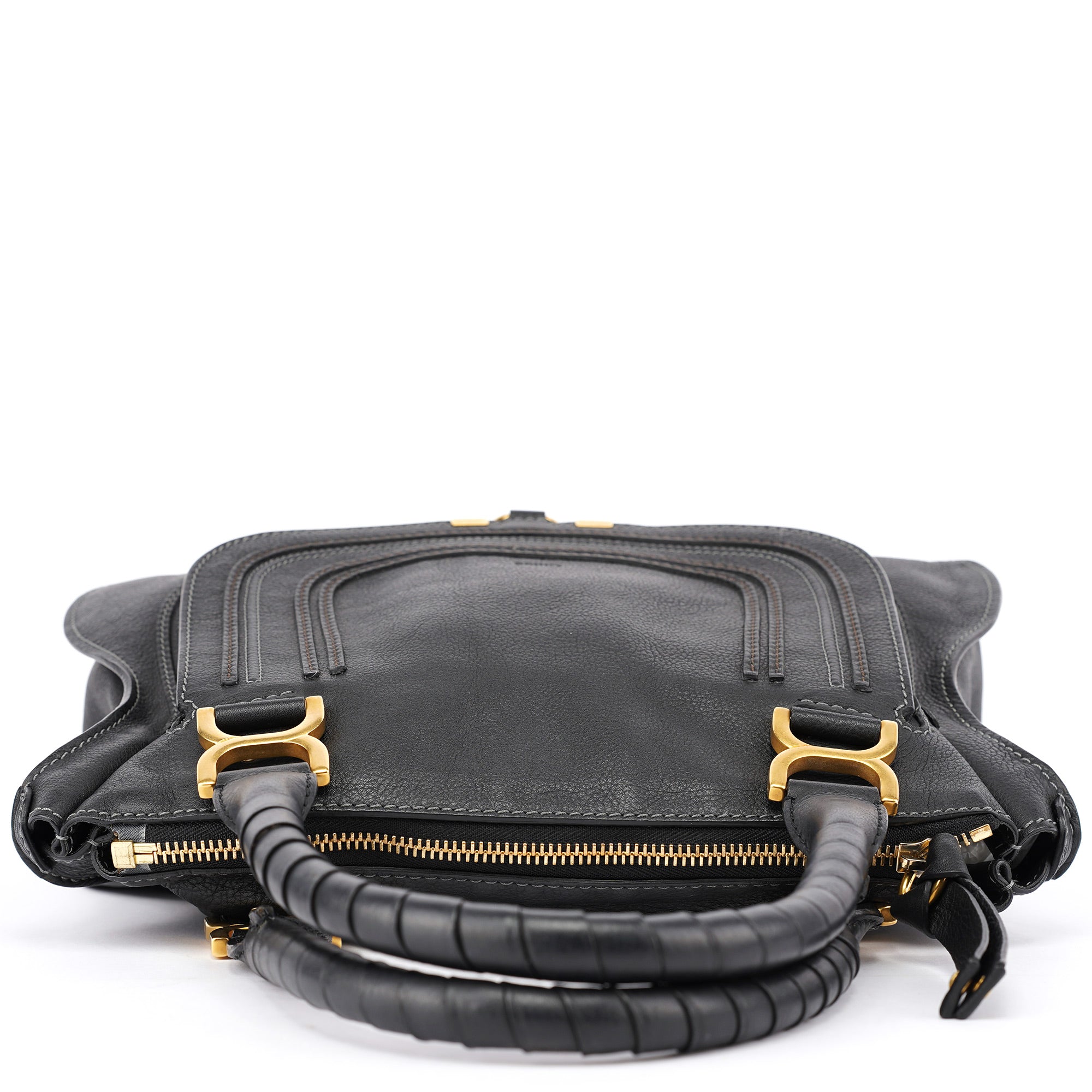 Chloé Sac cabas Marcie en cuir noir