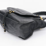 Chloé Black Leather Marcie Tote Bag