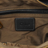 Chloé Black Leather Marcie Tote Bag