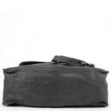 Chloé Black Leather Marcie Tote Bag