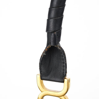 Chloé Black Leather Marcie Tote Bag