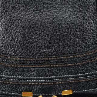 Chloe Black Leather Marcie Tote Bag