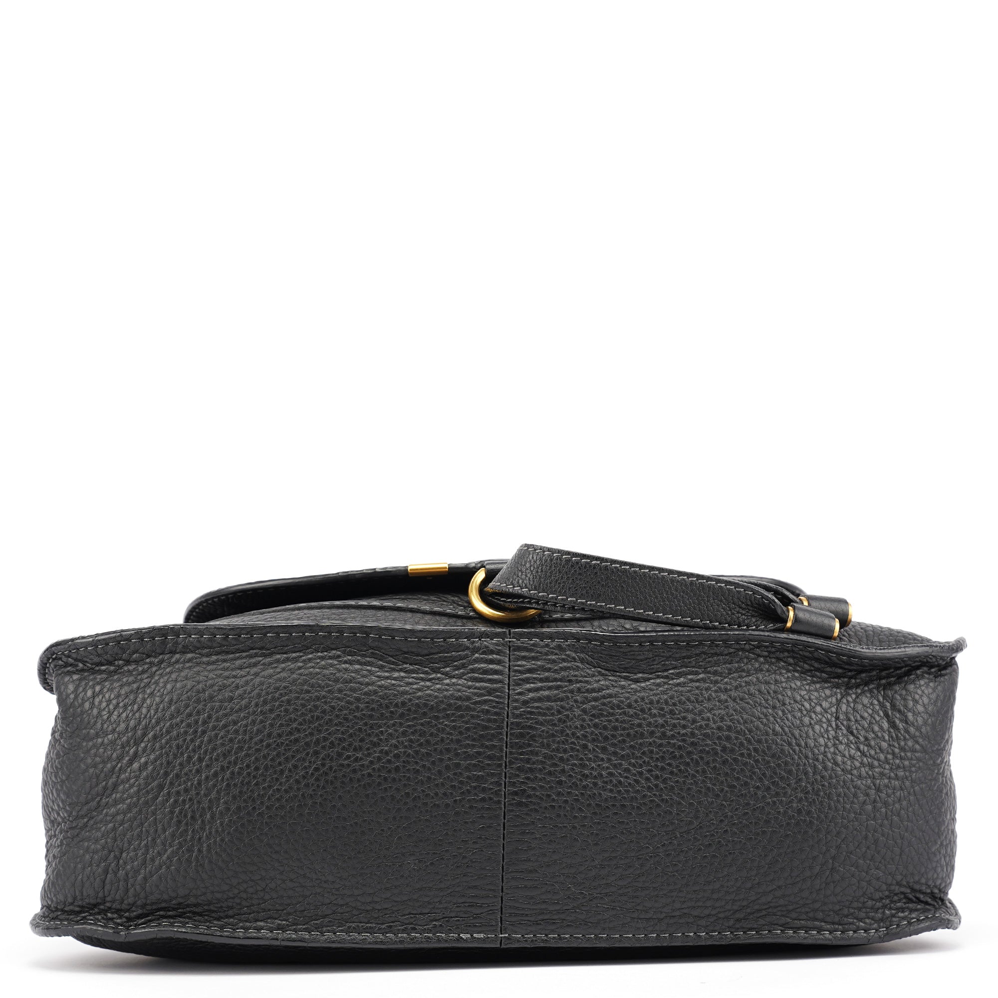 Chloe Black Leather Marcie Tote Bag
