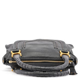 Chloe Black Leather Marcie Tote Bag