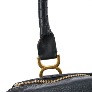 Chloe Black Leather Marcie Tote Bag